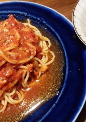 １０分で！？簡単にトマトパスタ-レシピのメイン写真