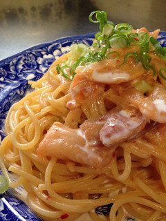 キムチ消費‼簡単キムチクリームパスタ-レシピのメイン写真