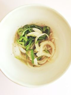酢玉ねぎとピーマンのマリネ-レシピのメイン写真
