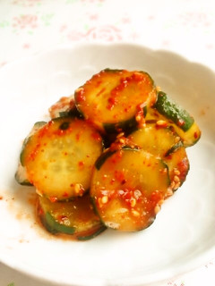 ☺簡単に作れる♪きゅうりの即席キムチ☺-レシピのメイン写真