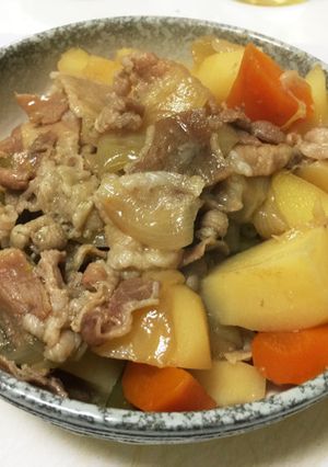 豚バラ肉じゃが-レシピのメイン写真