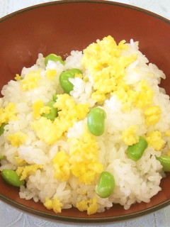 彩りかわいい!枝豆ごはん-レシピのメイン写真