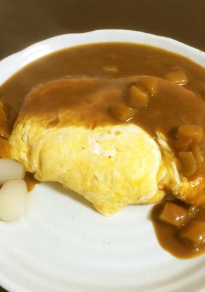 簡単で適当なオムカレー-レシピのメイン写真