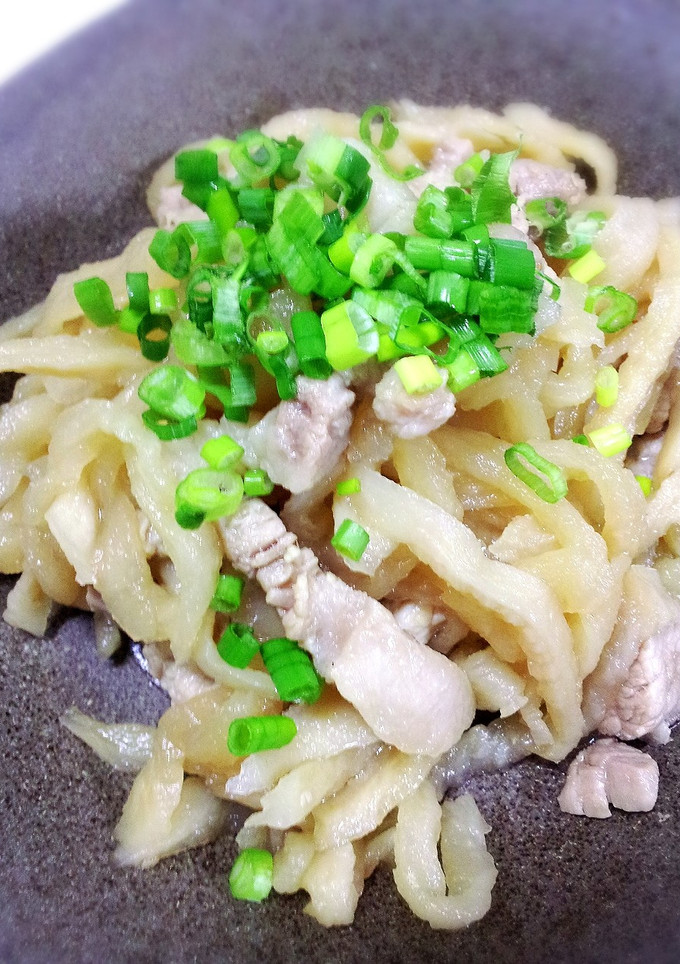 簡単！切り干し大根と豚肉のほっこり煮物-レシピのメイン写真