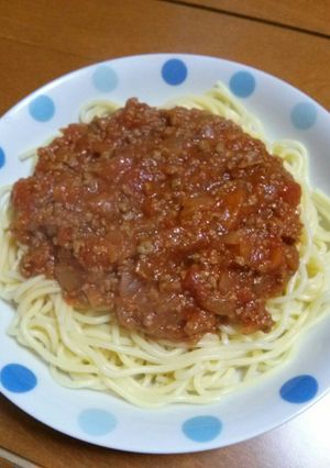 ミートスパゲッティ-レシピのメイン写真