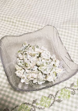 ブロッコリーの茎も捨てないでサラダ-レシピのメイン写真