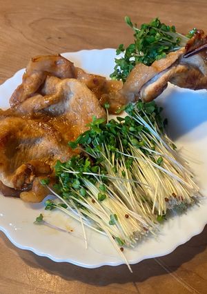 [簡単野菜]シャキシャキ！スプラウトの豚肉包み-レシピのメイン写真