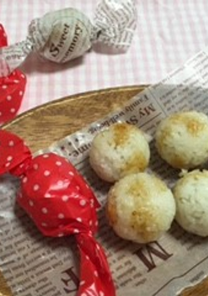たこ焼き器☆ひとくち焼きおにぎり-レシピのメイン写真
