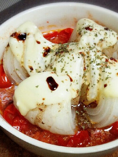 レンジで簡単♪新玉ねぎの丸ごとイタリアン-レシピのメイン写真