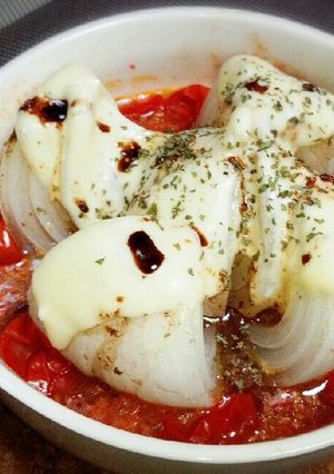 レンジで簡単♪新玉ねぎの丸ごとイタリアン-レシピのメイン写真