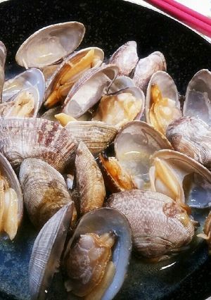 あさりの酒蒸し-レシピのメイン写真