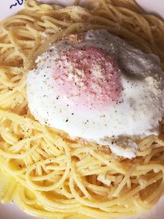 アーリオ・オーリオ・目玉焼き-レシピのメイン写真