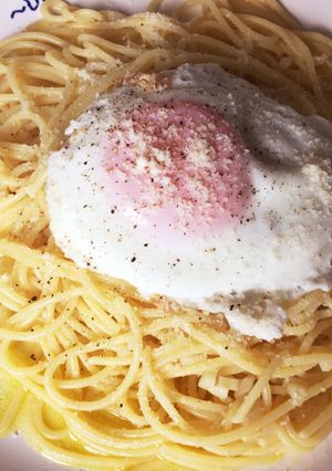 アーリオ・オーリオ・目玉焼き-レシピのメイン写真