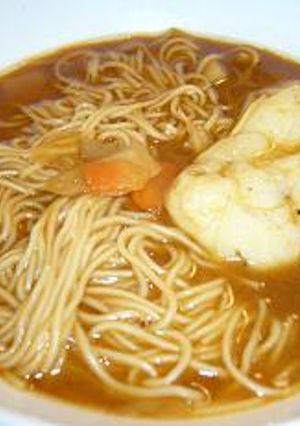 手抜きすぎっ豚そうめん汁withお餅♪-レシピのメイン写真