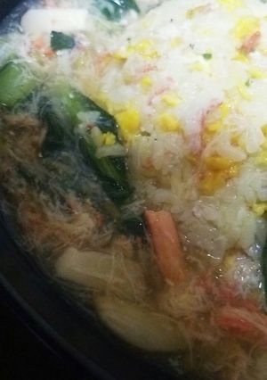 カニと小松菜の炒飯♪カニかまでも！-レシピのメイン写真