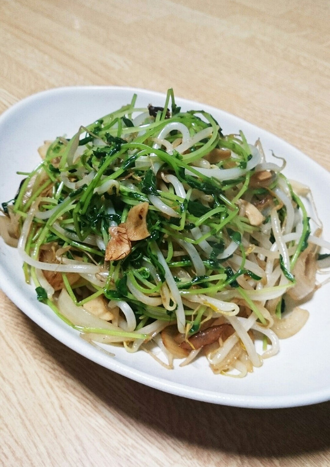 もやしと豆苗の簡単炒め-レシピのメイン写真