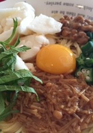 冷製ねばねばパスタ-レシピのメイン写真