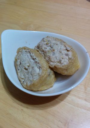 ヘルシー♪鶏ひき肉と切り干し大根の巾着-レシピのメイン写真