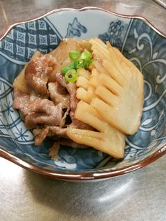 豚肉とタケノコの甘辛煮-レシピのメイン写真
