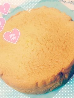 スポンジケーキ-レシピのメイン写真