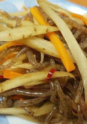 ピリ辛きんぴらごぼう-レシピのメイン写真