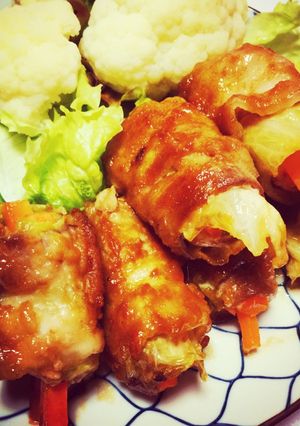 豚バラ肉の野菜巻き-レシピのメイン写真