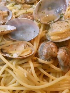 あさりの酒蒸しパスタ バター醤油風味-レシピのメイン写真