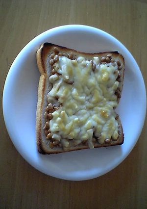 納豆トースト-レシピのメイン写真
