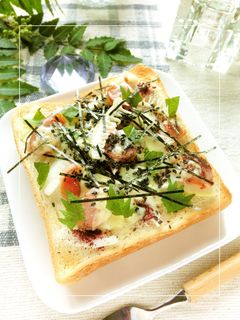 紫蘇レモン❀筍×ウィンナーの和トースト-レシピのメイン写真