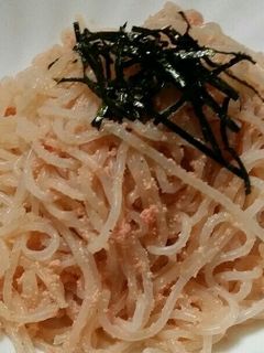 超簡単!タラコとしらたきのバター炒め-レシピのメイン写真