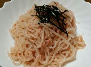 超簡単！タラコとしらたきのバター炒め-レシピのメイン写真