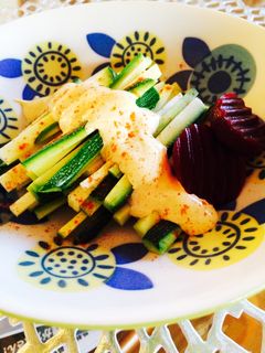 ズッキーニのサラダ-レシピのメイン写真