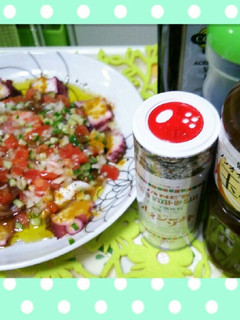 魚介のカルパッチョ ♪ >゜)))彡 ♪-レシピのメイン写真