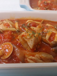フライパン1つで~チキンのトマト煮込み-レシピのメイン写真