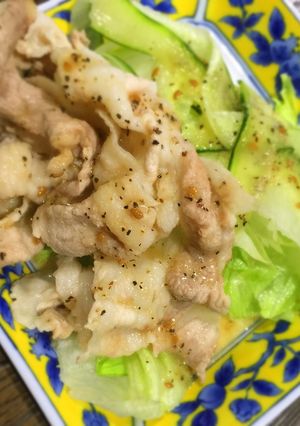 時短レシピ 茹で豚サラダ〜叙々苑〜-レシピのメイン写真