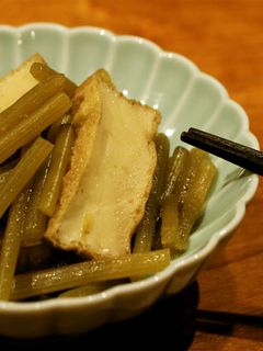 ふきと厚揚げの炊いたん-レシピのメイン写真