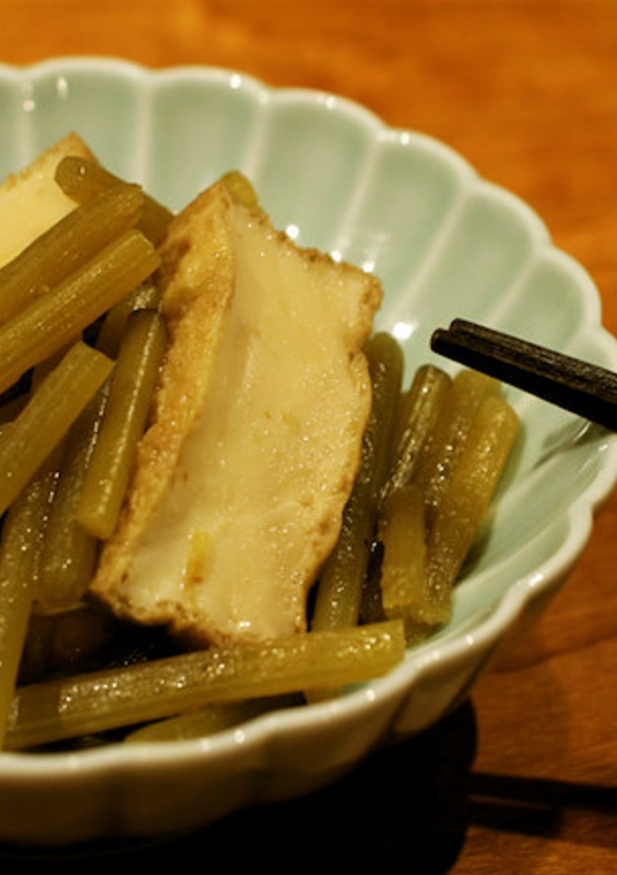 ふきと厚揚げの炊いたん-レシピのメイン写真
