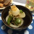玉ねぎ☆ピーマンのトースター焼きマリネ