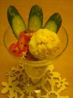 お豆腐屋さんのおからサラダ~パフェ風~-レシピのメイン写真