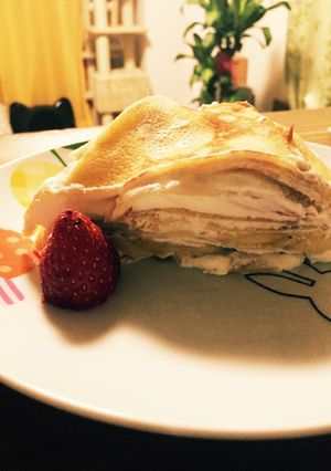 ミルクレープ 二人分をサクッと作る方法-レシピのメイン写真