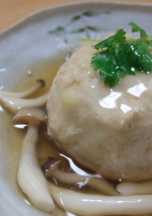 さといもまんじゅう☆きのこあんかけ-レシピのメイン写真