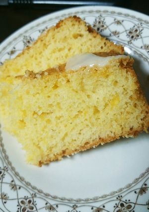 HMで楽ちん甘夏ふんわりケーキ!-レシピのメイン写真