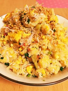 旨っ☆しらすと梅の焼き飯-レシピのメイン写真