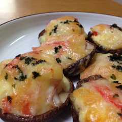 รูปของ しいたけのマヨ焼き♪お弁当に〜！