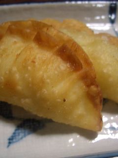 残ったサラダで揚げ餃子♪-レシピのメイン写真
