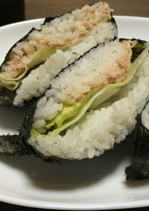 ヘルシーごはん：おにぎらず-レシピのメイン写真