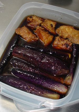鶏肉となすびのエスニック漬け-レシピのメイン写真