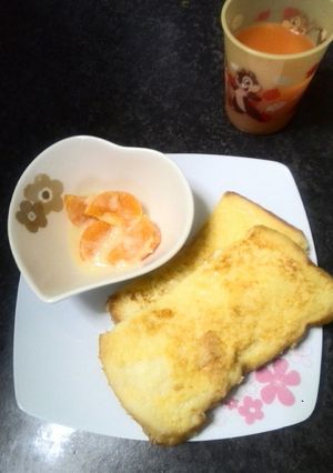 バナナ味フレンチトースト☆-レシピのメイン写真