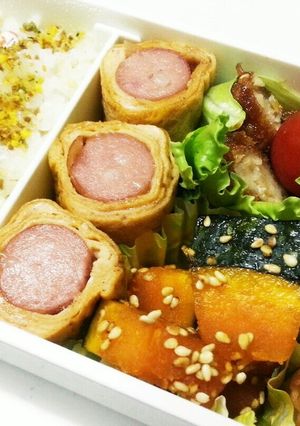 お弁当･卵巻きウィンナーとカボチャ-レシピのメイン写真