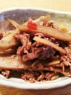 牛肉とごぼうのしぐれ煮-レシピのメイン写真